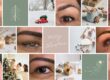 PMU holiday gift collage featuring before-and-after results of permanent makeup brows, lips, and eyeliner in Banbury