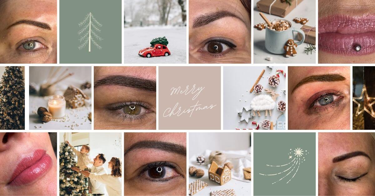 pmu-holiday-gift-banbury.jpg PMU holiday gift collage featuring before-and-after results of permanent makeup brows, lips, and eyeliner in Banbury